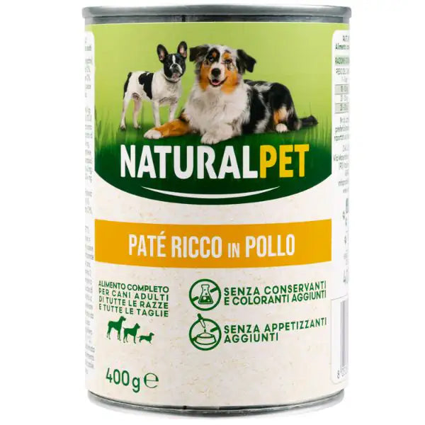 NaturalPet Dog Adult Patè All Breeds 400 gr