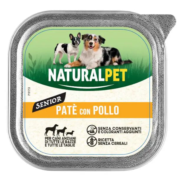 NaturalPet Dog Senior Patè 150 gr  Pollo bauzaarit.myshopify.com