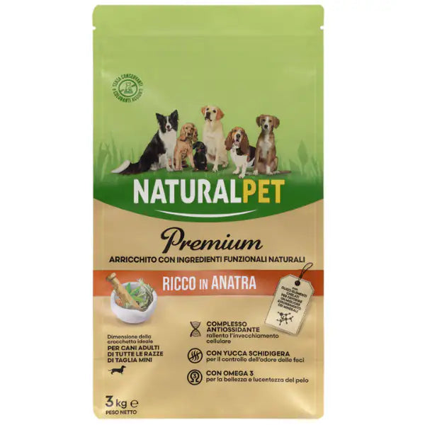 NaturalPet Premium Adult Mini Anatra   bauzaarit.myshopify.com