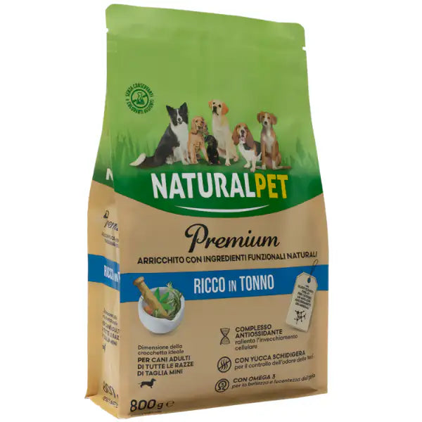 NaturalPet Premium Adult Mini Tonno  800 gr bauzaarit.myshopify.com