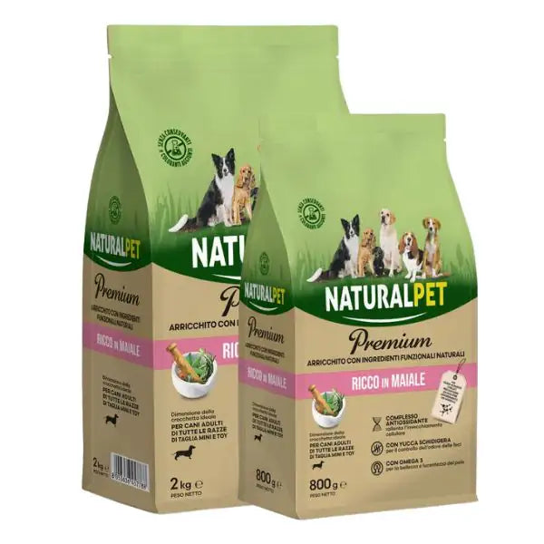 NaturalPet Premium Adult Mini & Toy Maiale   bauzaarit.myshopify.com