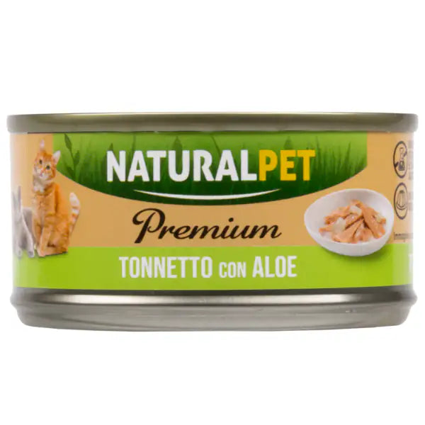 NaturalPet Premium Cat Adult umido in gelatina 70 gr  Tonnetto con aloe bauzaarit.myshopify.com