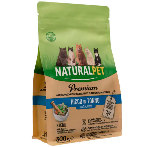 NaturalPet Premium Cat Sterilised Tonno  1,5 kg bauzaarit.myshopify.com