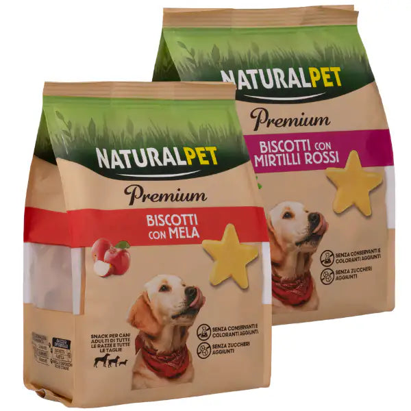 NaturalPet Premium biscotti per cani All Breeds 300 gr   bauzaarit.myshopify.com