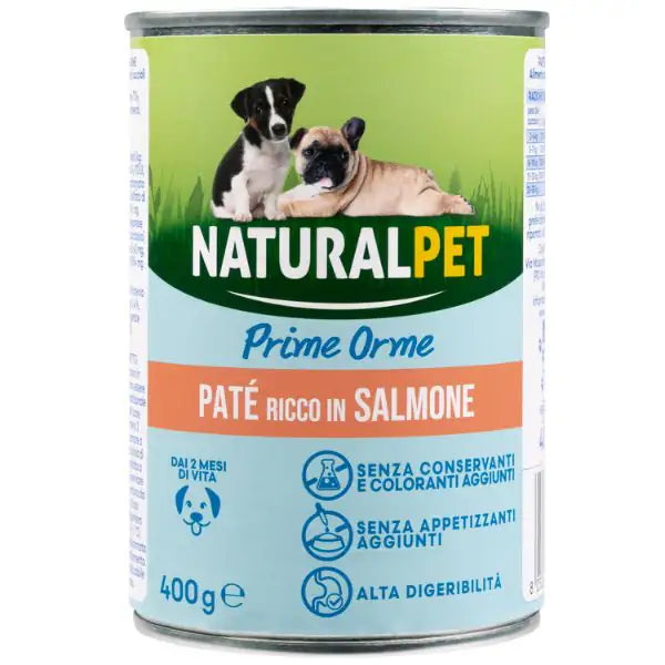 NaturalPet Prime Orme Dog Puppy Patè 400 gr  Salmone bauzaarit.myshopify.com