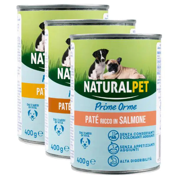 NaturalPet Prime Orme Dog Puppy Patè 400 gr   bauzaarit.myshopify.com