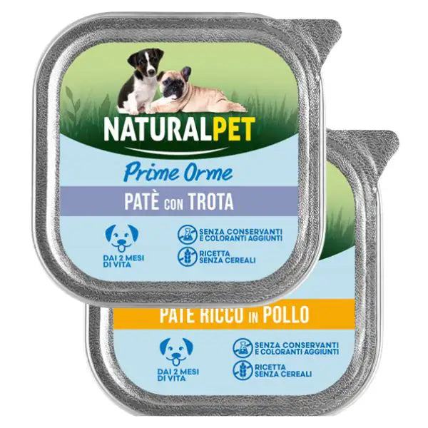 NaturalPet Prime Orme Dog Puppy Patè Gluten Free 150 gr   bauzaarit.myshopify.com