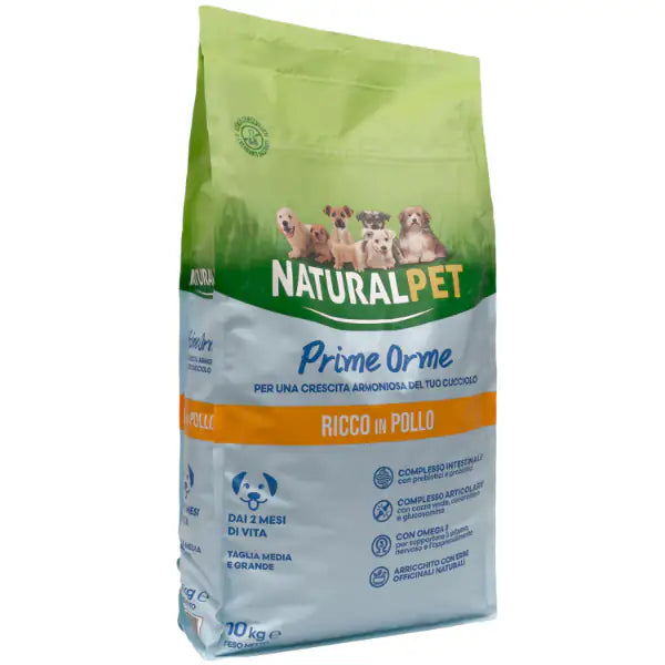 NaturalPet Puppy Prime Orme Medium/Large Pollo  10 kg bauzaarit.myshopify.com