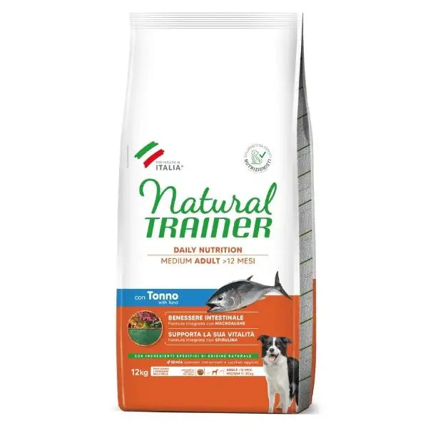 Natural Trainer Daily Nutrition Adult Medium con Tonno  12 Kg bauzaarit.myshopify.com