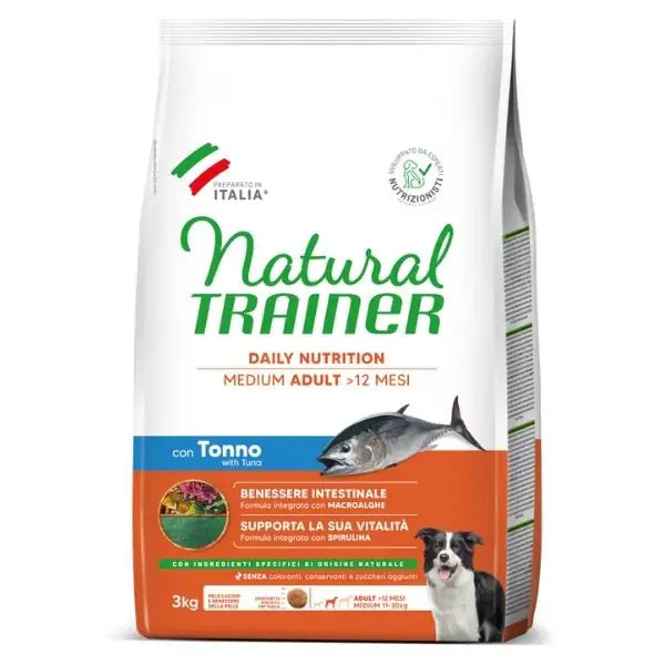 Natural Trainer Daily Nutrition Adult Medium con Tonno  3 kg bauzaarit.myshopify.com