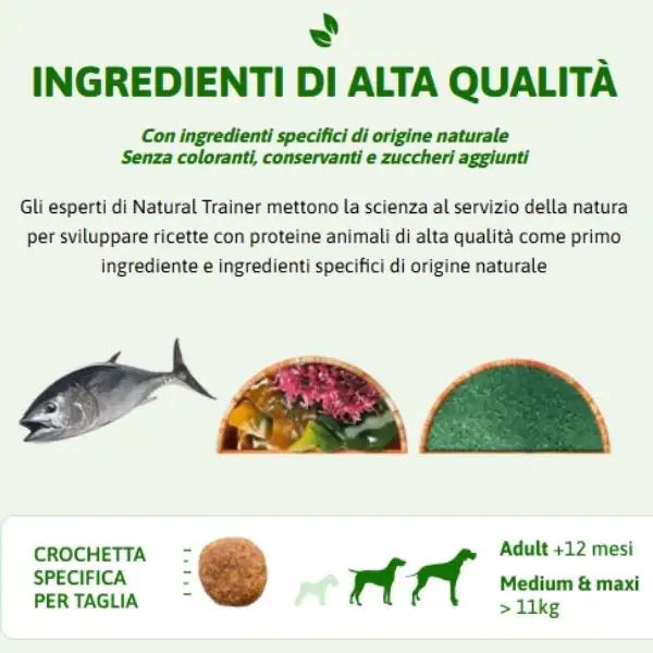 Natural Trainer Daily Nutrition Adult Medium con Tonno   bauzaarit.myshopify.com