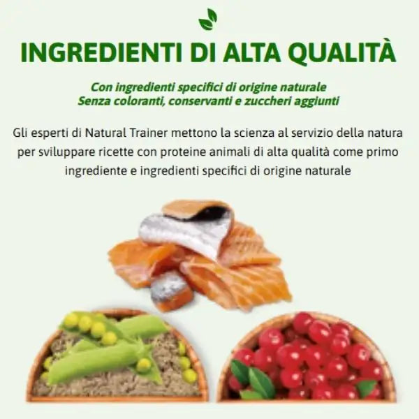 Natural Trainer Daily Nutrition Adult Sterilised con Salmone   bauzaarit.myshopify.com