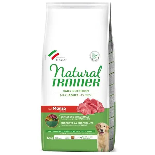 Natural Trainer Daily Nutrition Maxi Adult con Manzo   bauzaarit.myshopify.com