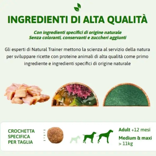 Natural Trainer Daily Nutrition Maxi Adult con Pollo fresco   bauzaarit.myshopify.com
