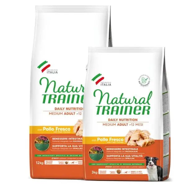 Natural Trainer Daily Nutrition Medium Adult con Pollo fresco   bauzaarit.myshopify.com