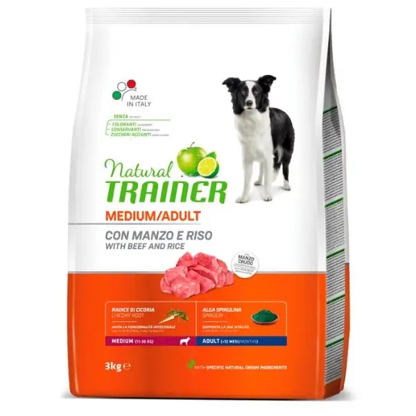 Natural Trainer Daily Nutrition Medium Adult con Prosciutto crudo   bauzaarit.myshopify.com