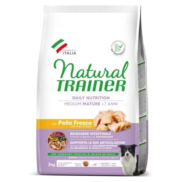 Natural Trainer Daily Nutrition Medium Mature con Pollo fresco  3 kg bauzaarit.myshopify.com