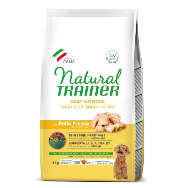 Natural Trainer Daily Nutrition Small&Toy Adult con Pollo fresco  2 kg bauzaarit.myshopify.com