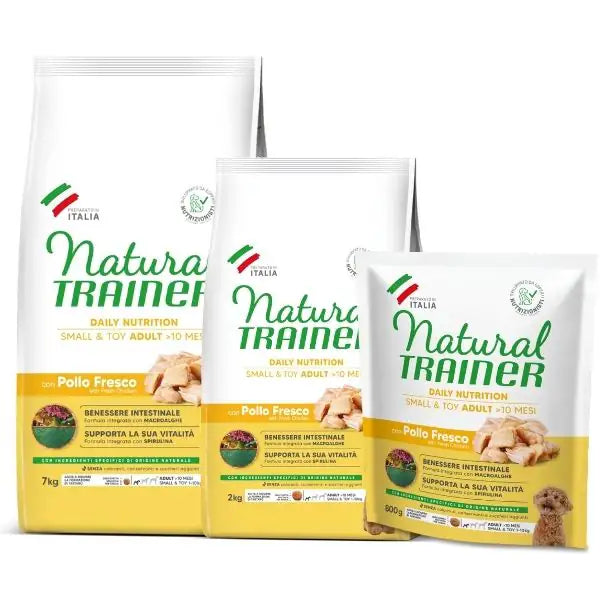 Natural Trainer Daily Nutrition Small&Toy Adult con Pollo fresco   bauzaarit.myshopify.com