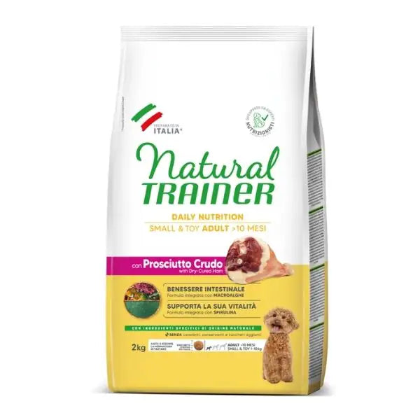 Natural Trainer Daily Nutrition Small&Toy Adult con Prosciutto crudo  2 kg bauzaarit.myshopify.com
