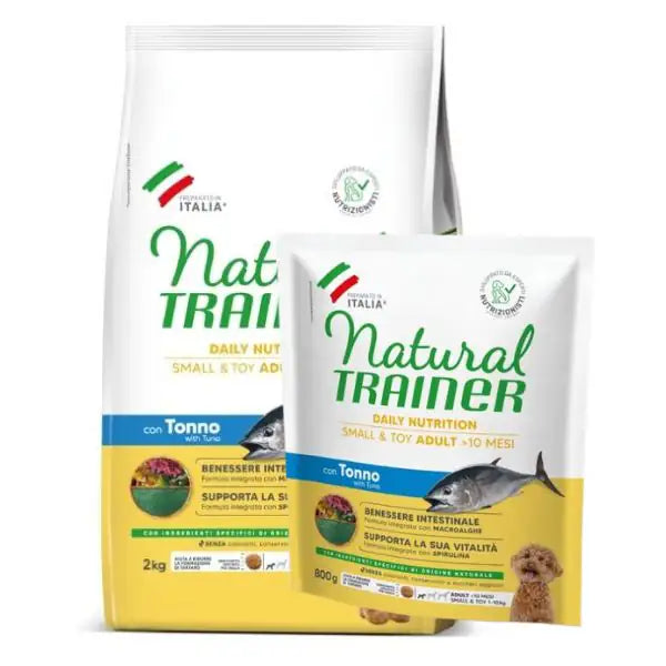 Natural Trainer Daily Nutrition Small&Toy Adult con Tonno   bauzaarit.myshopify.com