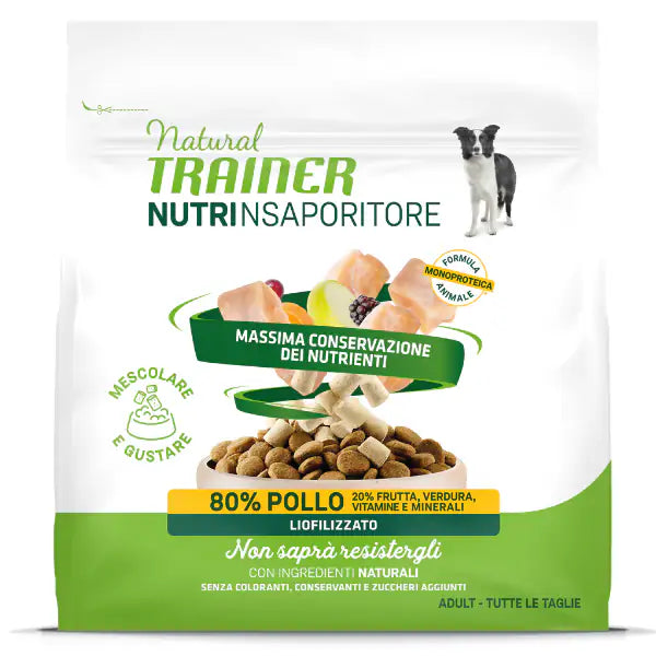 Natural Trainer Freeze Dried Nutrinsaporitore All breeds  Pollo - 120 gr (scadenza: 06/07/2026) bauzaarit.myshopify.com