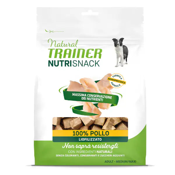 Natural Trainer Freeze Dried Nutrisnack Medium/Maxi  Pollo - 50 gr (scadenza: 03/07/2026) bauzaarit.myshopify.com