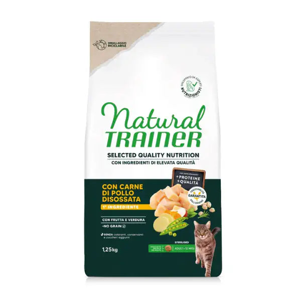 Natural Trainer Selected Quality Adult Cat Sterilised Pollo   bauzaarit.myshopify.com