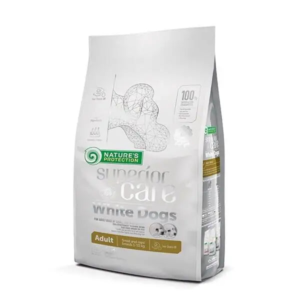 Nature’s Protection Superior Care Adult Small e Mini White Dogs GrainFree Agnello  10 kg bauzaarit.myshopify.com