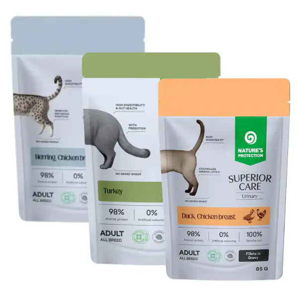 Nature’s Protection Superior Care Cat Adult Filetti in gelatina Alimento funzionale 85 gr   Bauzaar.it