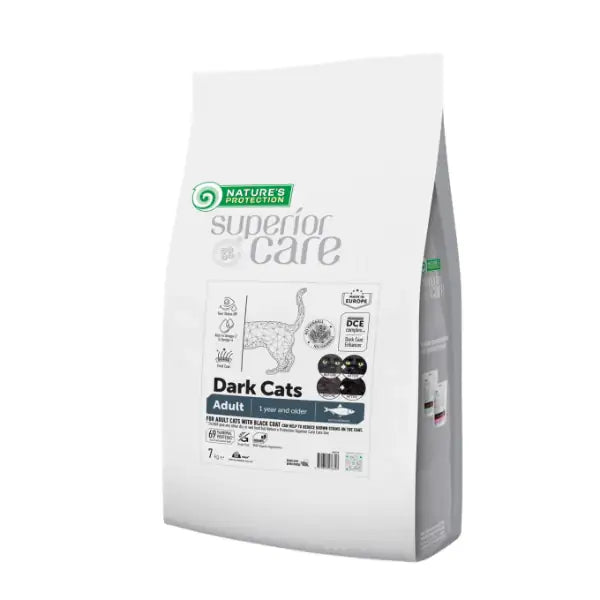 Nature’s Protection Superior Care Cat Dark Cats Grain Free con Pesce Azzurro  7 kg bauzaarit.myshopify.com