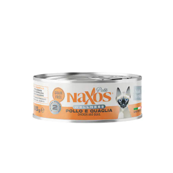 Naxos Sterilight Cat Paté Grain free 85 gr  Pollo e quaglia bauzaarit.myshopify.com