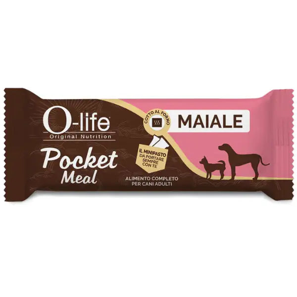 O-life Adult Pocket Meal minipasto completo umido per cani 35 gr  Maiale bauzaarit.myshopify.com