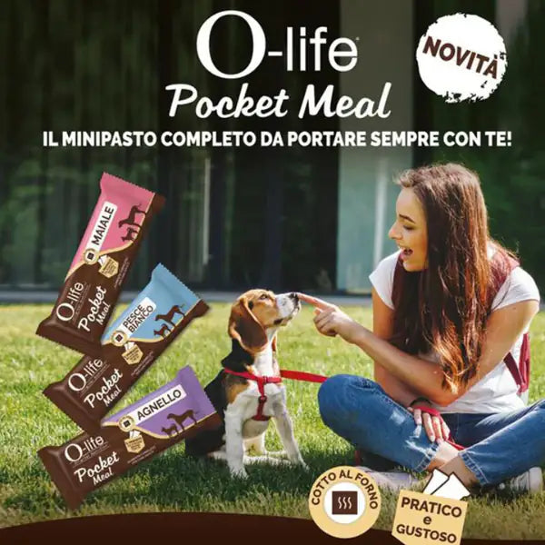 O-life Adult Pocket Meal minipasto completo umido per cani 35 gr   bauzaarit.myshopify.com