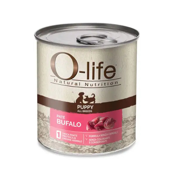 O-life Dog Puppy Patè Monoproteico 400 gr   bauzaarit.myshopify.com