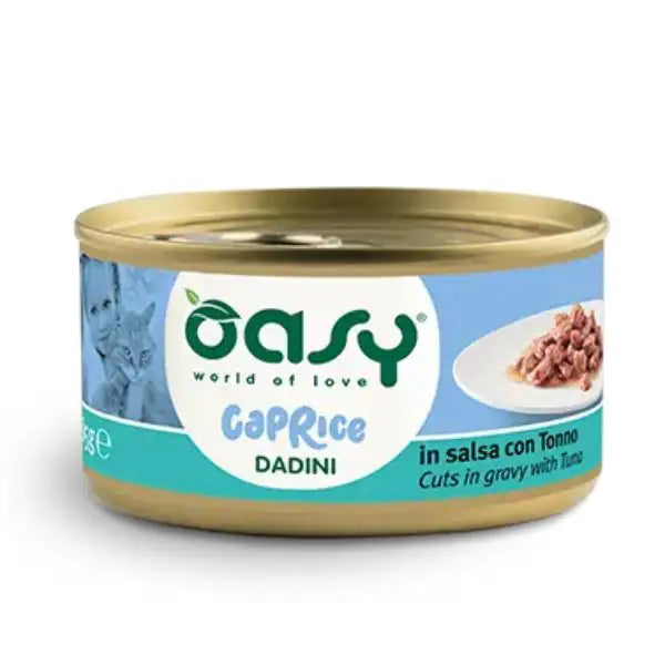 Oasy Caprice Cat Adult Dadini in salsa 85 gr  Tonno bauzaarit.myshopify.com