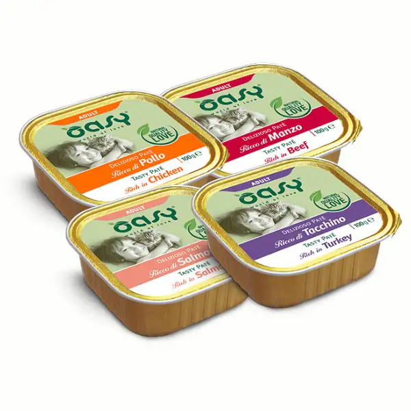 Oasy Cat Adult Delizioso Patè 100 gr   bauzaarit.myshopify.com