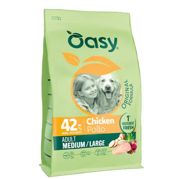 Oasy Dog Adult Medium/Large Pollo   bauzaarit.myshopify.com