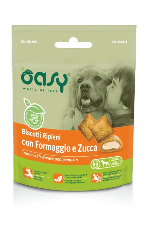Oasy Dog Biscotti Ripieni 80 gr   bauzaarit.myshopify.com