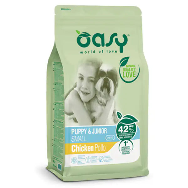 Oasy Dog Puppy Junior Small Pollo   bauzaarit.myshopify.com