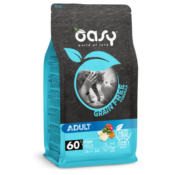 Oasy Grain Free Cat Adult Pesce   bauzaarit.myshopify.com
