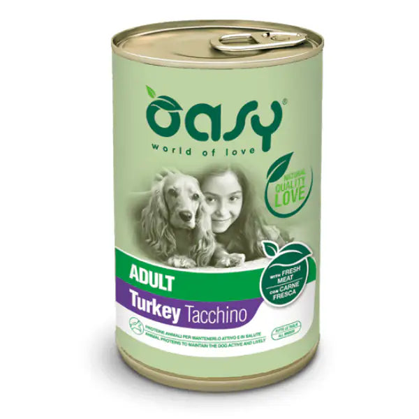 Oasy Lifestage Dog Paté Adult 400 gr  Tacchino bauzaarit.myshopify.com