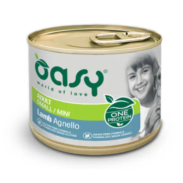 Oasy Monoproteico Adult Mini 200 gr  Agnello bauzaarit.myshopify.com