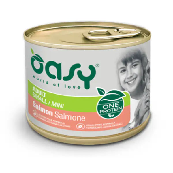 Oasy Monoproteico Adult Mini 200 gr  Salmone bauzaarit.myshopify.com