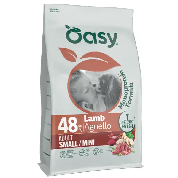 Oasy Monoprotein formula Adult Small/Mini Agnello  2 kg Bauzaar.it