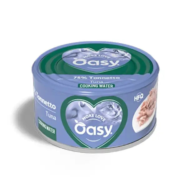 Oasy More Love Cat Adult Lattine in acqua di cottura 70 gr  Tonnetto Bauzaar.it