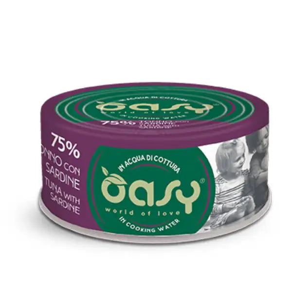 Oasy More Love Cat Adult Lattine in acqua di cottura 70 gr  Tonno bauzaarit.myshopify.com