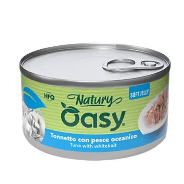 Oasy Natury Cat Adult Soft Jelly 150 gr  Tonnetto con pesce oceanico bauzaarit.myshopify.com