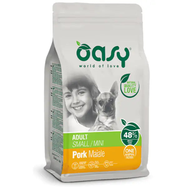 Oasy One Animal Protein Adult Mini Maiale   bauzaarit.myshopify.com