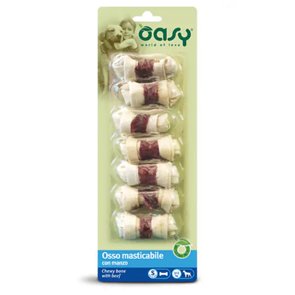 Oasy Osso masticabile con manzo  90 gr bauzaarit.myshopify.com